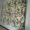 High-quality wholesale customer design artificial wedding rollup flower wall backdrop