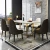 Import High Quality Wholesale Home Dining Room Furniture Marble Desktop Modern Dining Table Set from China