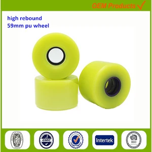 high rebound SHR wheels pu material for handling equipment parts