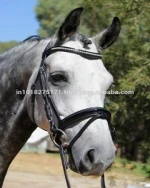 High Tensile Leather Colourful Horse Bridle For Racing
