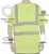 Import High Visibility Safety T-Shirt with Short Sleeve Reflective Strips Yellow ANSI/ISEA Standards from China