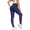 High Waist Tights Workout Yoga Pants V Shaped Side Pocket Gym Fitness Sports Yoga 7/8 Scrunch Butt Leggings For women