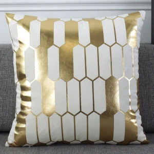 Home decor 45*45cm Throw Pillow Case Decorative Gold Foil Cushion Cover Pillow Case Cover