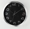Home Decoration Competitive Price High Quality Metal Wall Clock Aluminum Round Clock Decorative Wall Clock