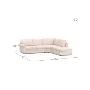 Home furniture living room furniture sets roll arm upholstered 3-piece bumper sectional sofa set