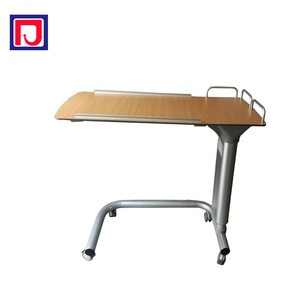 Hospital medical furniture patient movable bedside desk overbed table