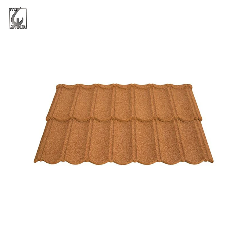 Hot-Dip HDGI Galvlume Corrugated Steel Roof Tiles Plate stone tile roofing