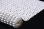 Hot Fix Ceramic Rhinestone Strass Mesh Sheets, Iron On Ceramic Stone with Crystal Wholesale for Lady Bag