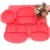 Import Hot Sale 4pcs Red food grade baby silicone tableware from China