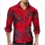 Import Hot-sale African mens wax fabric long sleeve shirt/100% cotton shirt for African Men from China