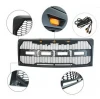 Hot sale auto accessories gray custom car grills for f150 09-14 W/ 3 led light