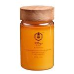 Hot Sale Bee Products Natural  Qinling Round Wooden Barrel Raw Wild Honey