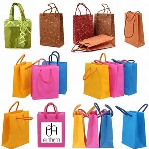 Hot sale customized logo paper bag paper shopping bag promotion paper bag, M-768