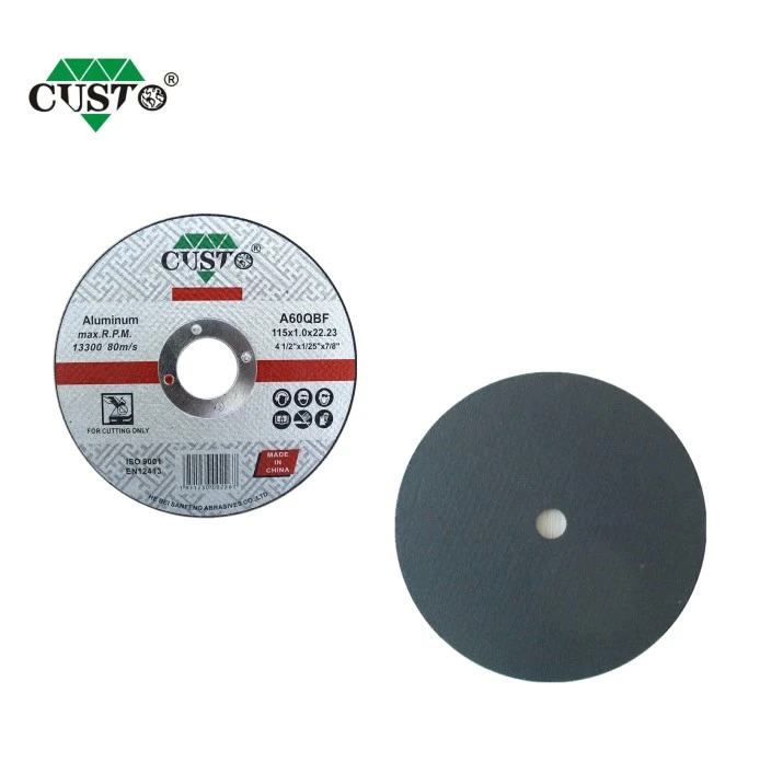 HOT SALE EN12413 standard  115X1.0X22.2mm  Abrasive Cutting Wheel for Aluminum