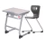Import Hot Sale High School Classroom Furniture Single Student Desk and Chair from China
