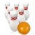 Import Hot sale  kid&#x27;s indoor-outdoor game toys inflatable bowling pins set for sale from China