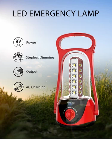 Hot sale LED Camping Emergency Lamp Multifunctional Rechargeable Lantern Long lighting time
