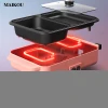 Hot Sale Multi-functional Mini High Quality 2 In 1 Hot Pot And Grill