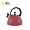 hot sale nylon handle classical stainless steel tea kettle with whistle