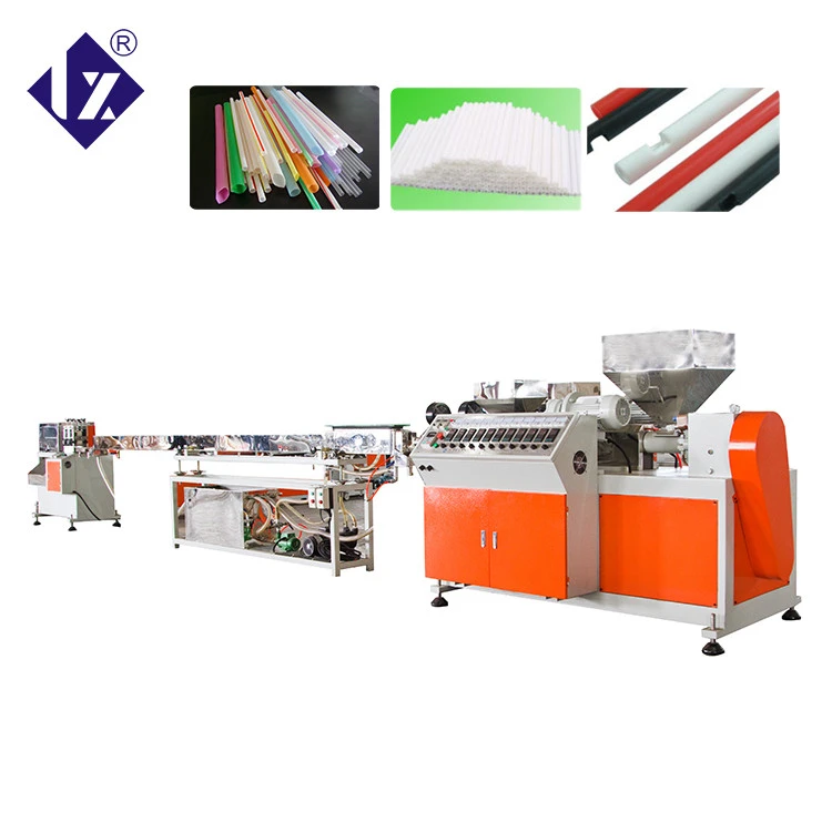 Hot sale one color machine drinking straw making machine production line for plastic straw
