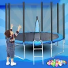 Hot sale Outdoor kids jumping sport bed 10ft trampoline with safety net 5ft 6ft 8ft 10ft 12ft 14ft 16ft