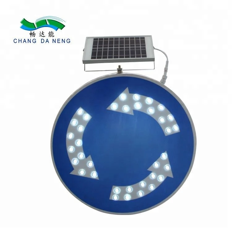 Hot sale traffic safety solar led road signs