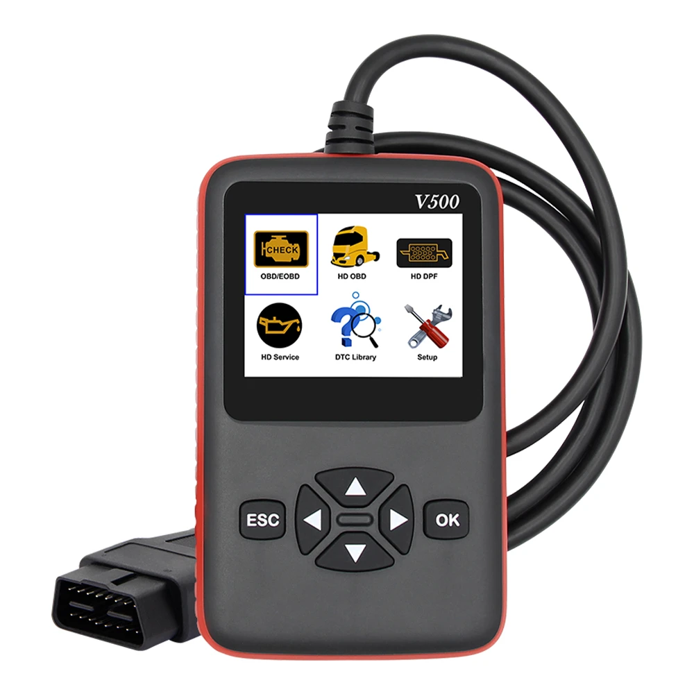 Hot sale V500 code reader scanner auto diagnostic tool for cars and trucks