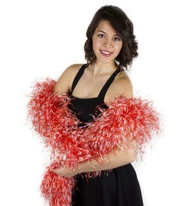 hot sale Women&#39;s fashion ostrich feather boa ostrich Feathers boa for women made in china for Lady curly hair wedding decoration