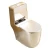 Import Hot selling bathroom wc porcelain gold luxury sanitaryware toilet gold toilet seat golden commode prices from China