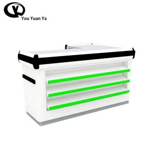 Hot Selling Checkout white Stainless Steel Cash Counter