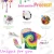 Import Hot Selling Custom 5 Colors Funny Make Your Own Unique Tie Dye Sweatshirt Painting Tie Dye Powder  Kit Set from China