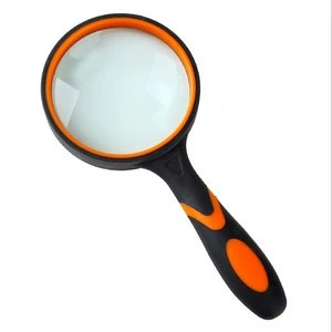 Hot Selling Factory Handheld Large Glass Magnifier Lens Reading Magnifier