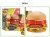 Import hot selling hamburger toy plastic kitchen play toy for kids from China