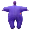Hot Selling Party Blow Up Costume Inflatable Fat Costume Purple Inflatable Chub Costume