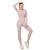 Import Hot selling seamless mesh long sleeve top yoga leggins 2 piece sets womens sportswear gym wear from China