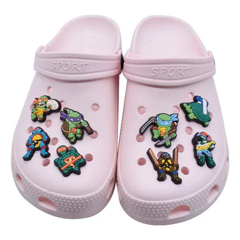 Hot selling shoe charm 2024 Anime Pvc Shoe Charms mutanted ninjaa kids turtles shoe charms for  Decorations