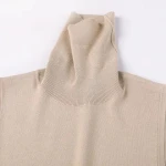 hot selling women clothing summer 2024 casual dresses wholesale bulk dresses summer for women turtleneck knitted dress