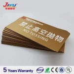 Hotel door number plates and letters durable stainless steel plate