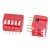 Import Hotsale High Quality Dip Switch Gold Silver Micro Dip Switch Supplier 8P Dial switch from China