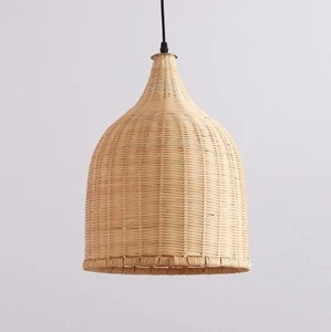 Hotselling Lamp Covers Light Shades for Ceiling Natural Handmade Woven Shade Rattan Lamp Shade for Pendant Lamp