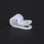 Import Household Desk R-Type Fixing Silicone Rubber Nylon Pvc Plastic Cable Management Wire Clip from China