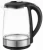 Import household High borosilicate glass kettle plastic electric water kettle from China