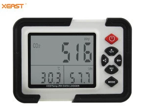 HT-2000 Digital CO2 Meter CO2 Monitor Detector Gas Analyzer 9999ppm CO2 Analyzers Temperature Relative Humidity Tester