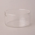 HUAOU High Quality Lab Glassware Borosilicate Glass 125mm Crystallizing Dish