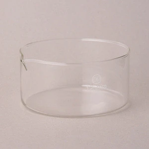 HUAOU High Quality Lab Glassware Borosilicate Glass 125mm Crystallizing Dish