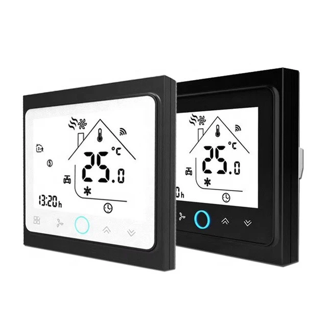 HVAC System LCD display Screen Wifi Smart FCU Room Thermostat