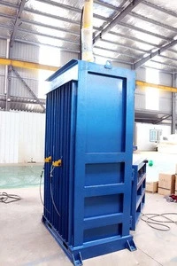 hydraulic vertical waste cardboard press baler machine