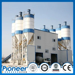 HZS180 High Production Readymix Concrete Batching Plant Capacity In Dubai