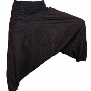 Indian Afgani  Plain Harem Yoga Men Women Unisex Trouser Baggy Gypsy Pant