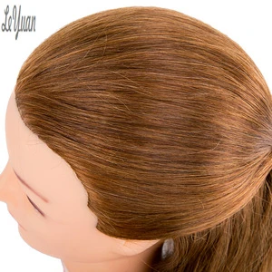 Indian hair mannequin head Good quality human hair training mannequin head hair wig making mannequin head